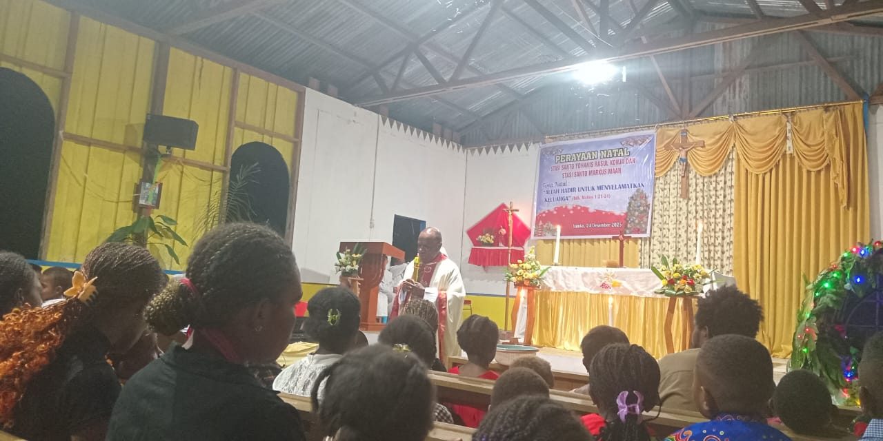 41 Tahun Gereja Lama Konja Berakhir, Umat Sambut Natal Terakhir Menuju Gereja Baru