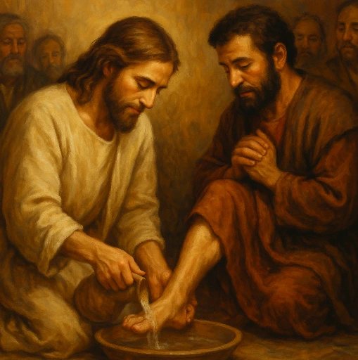 Kasih yang Membasuh, Bukan Menghakimi: Umat Stasi St. Yohanes Rasul Konja dan Stasi St. Markus Maan Rayakan Kamis Putih dengan Sukacita