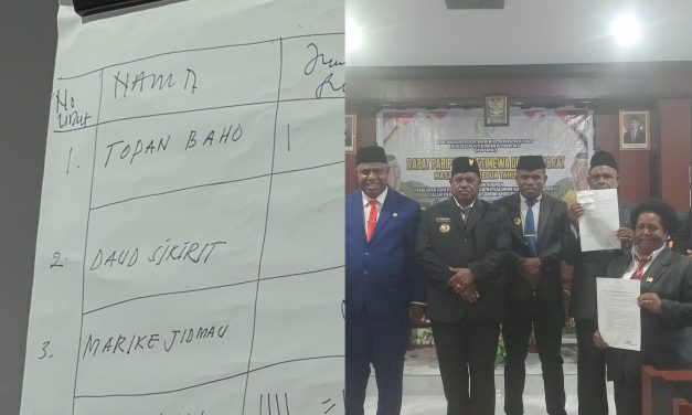 Moses Nauw Terpilih Sebagai Wakil Ketua III DPRK Jalur Pengangkatan Otonomi Khusus Tahun 2026