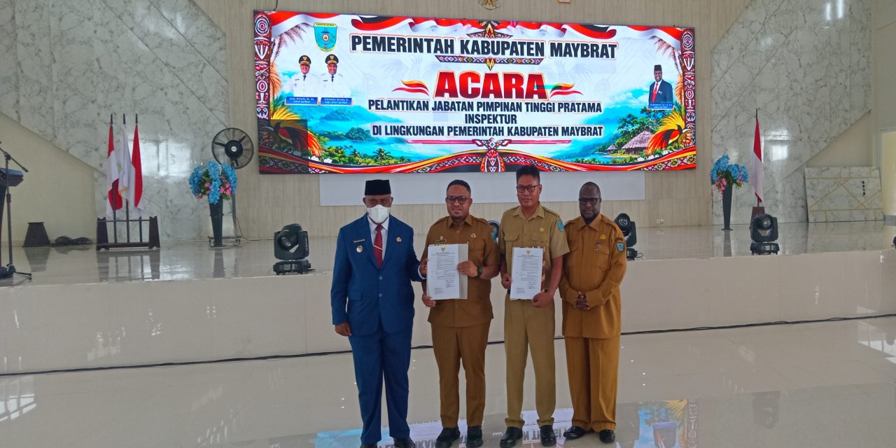 Steven Murafer Ditunjuk sebagai Plt. Kepala Badan Keuangan Maybrat, Ini Pesan Wakil Bupati