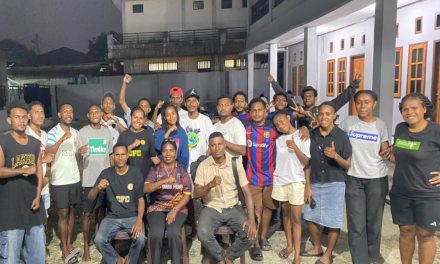 Rangkul Generasi Muda, Sekdis Sosial Maybrat Sekaligus Ketua PKBF Sambangi Mahasiswa Fategomi di Jayapura