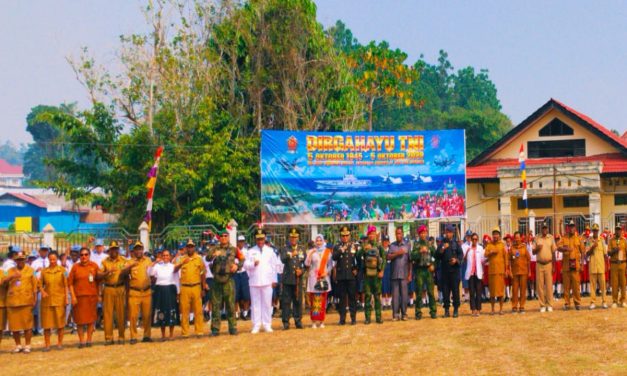 TNI Kuat Bersama Rakyat: Upacara HUT ke-81 di Maybrat Berlangsung Khidmat dan Penuh Semangat Pengabdian